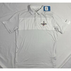 Columbia Texas Rangers 2023 World Series‎ Champions Polo Large Omni Wick White